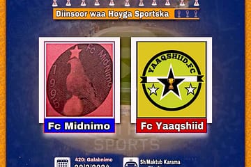 Kulanka MaantaTartanka: 28/2/2024 Fc Midnimo Vs Fc Yaaqshiid 4:20 Galabnimo Insha Allah Garsoorka: Sharif Mohamed Taakoy Garoonka : Sh/Maktub Karama Stadium⛳️ Mahadsanidiin Baxdo Tv See less