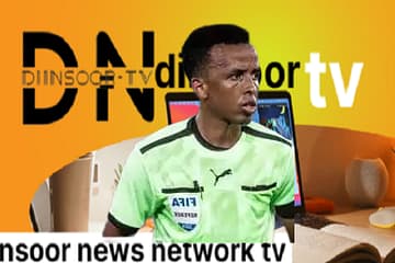Somali referee Omar Artan